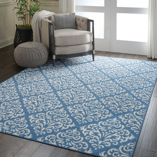 Nourison Grafix GRF06 Blue Area Rug