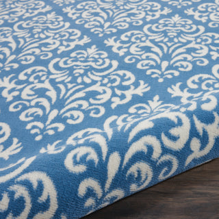 Nourison Grafix GRF06 Blue Area Rug