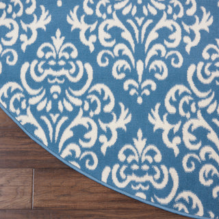 Nourison Grafix GRF06 Blue Area Rug