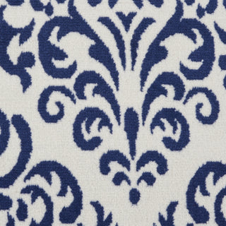 Nourison Grafix GRF06 White Blue Area Rug