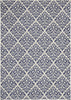 Nourison Grafix GRF06 White Blue Area Rug