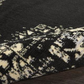 Nourison Grafix GRF14 Black Area Rug Pile