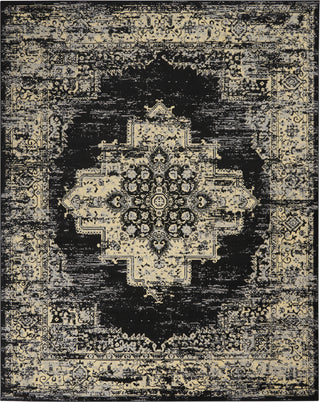 Nourison Grafix GRF14 Black Area Rug MMain Image