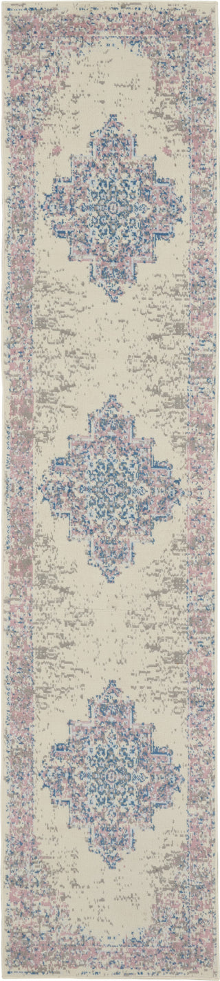 Nourison Grafix GRF14 Ivory/Pink Area Rug