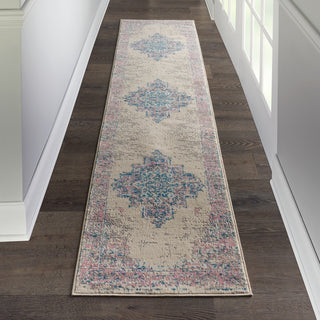 Nourison Grafix GRF14 Ivory/Pink Area Rug