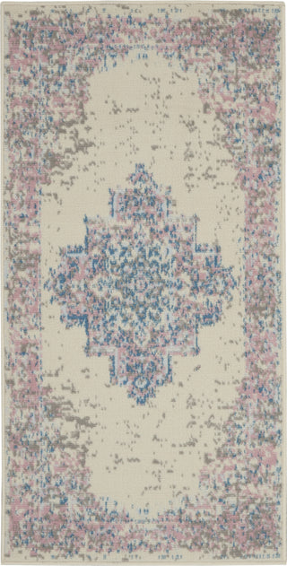 Nourison Grafix GRF14 Ivory/Pink Area Rug