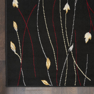 Nourison Grafix GRF15 Black Area Rug