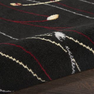 Nourison Grafix GRF15 Black Area Rug