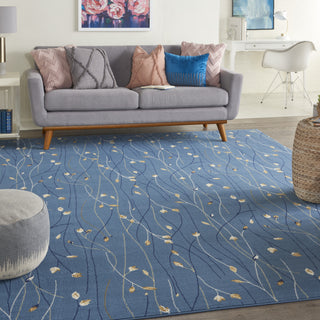 Grafix GRF15 Light Blue Area Rug by Nourison