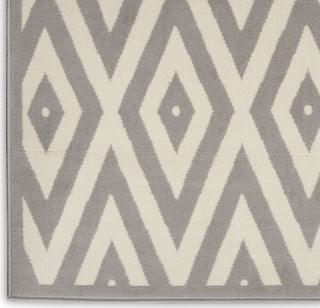 Nourison Grafix GRF18 White/Grey Area Rug