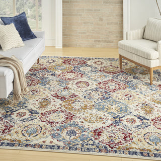 Nourison Grafix GRF31 Blue/Multicolor Area Rug Main Image