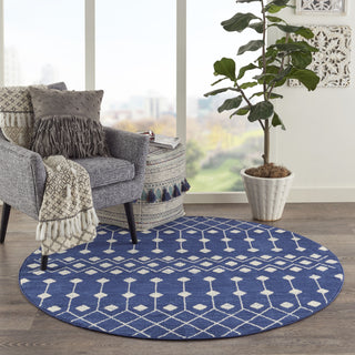 Grafix GRF37 Navy Area Rug by Nourison