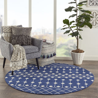 Grafix GRF37 Navy Area Rug by Nourison