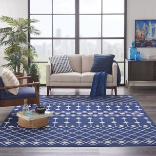 Grafix GRF37 Navy Area Rug by Nourison