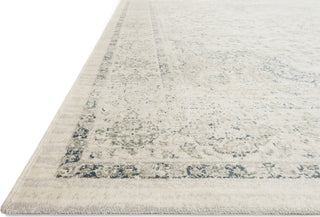 Loloi Griffin GF-03 Ivory/Blue Area Rug Corner Shot Feature