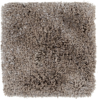 Surya Grizzly GRIZZLY-6 Light Gray Shag Weave Area Rug 16'' Sample Swatch