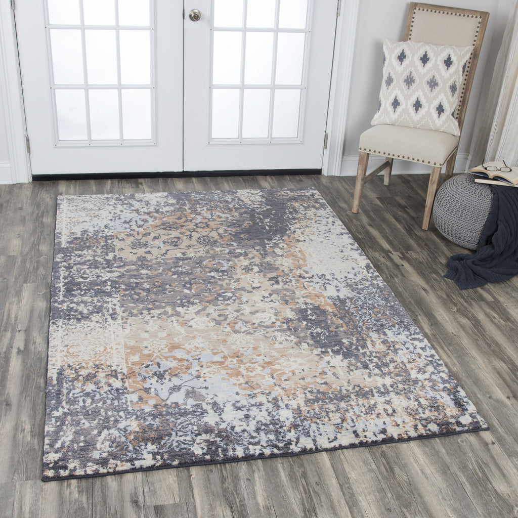 Rizzy Gossamer GS6763 Gray Area Rug Lifestyle Shot Feature