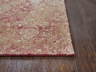 Rizzy Gossamer GS6780 Red Area Rug Corner Shot