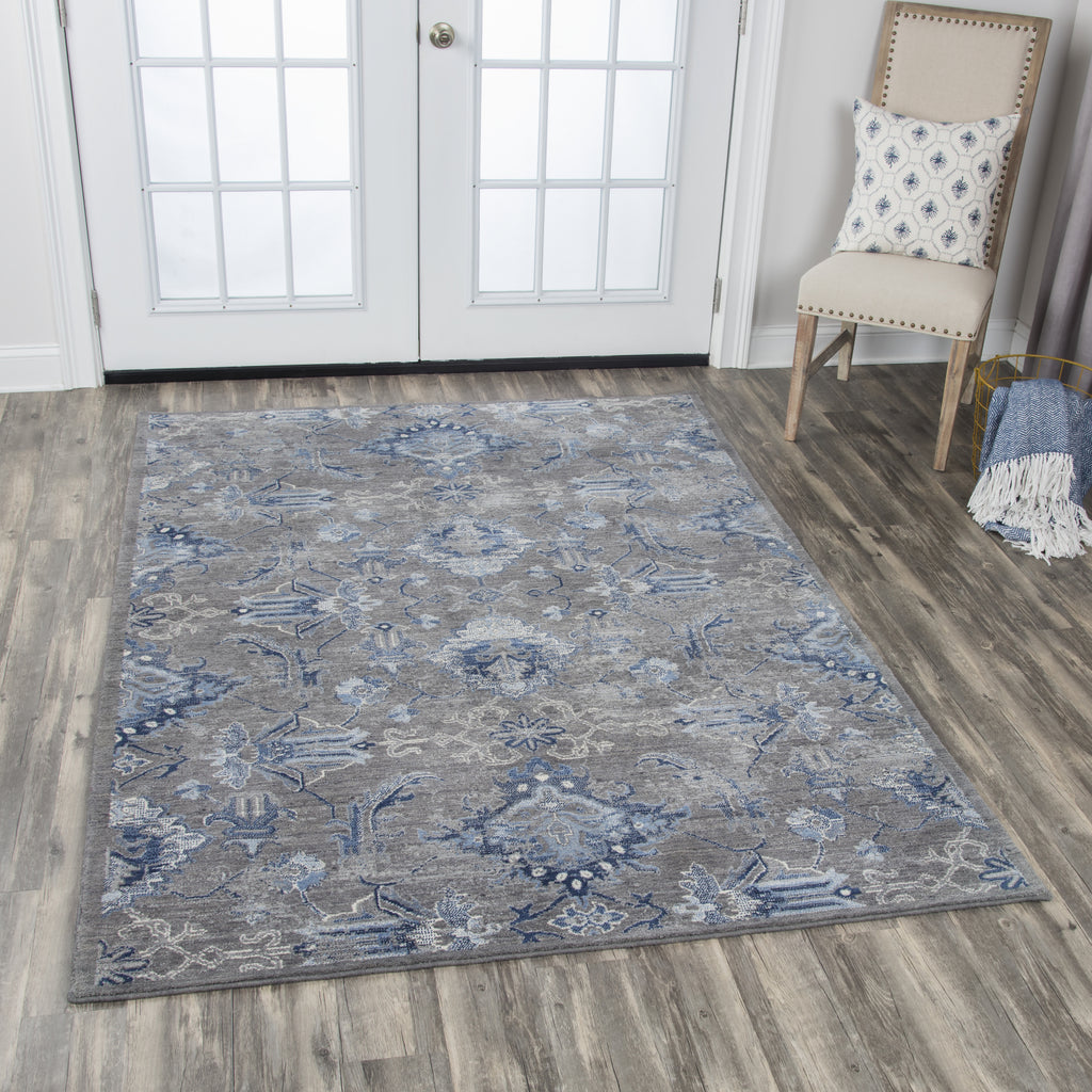 Rizzy Gossamer GS7225 Gray Area Rug Lifestyle Shot Feature