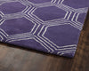 Rizzy Gillespie Avenue GV8734 Purple Area Rug Corner Shot Feature