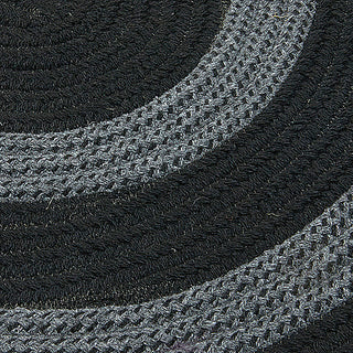 Colonial Mills Graywood GW13 Black Area Rug Closeup Image