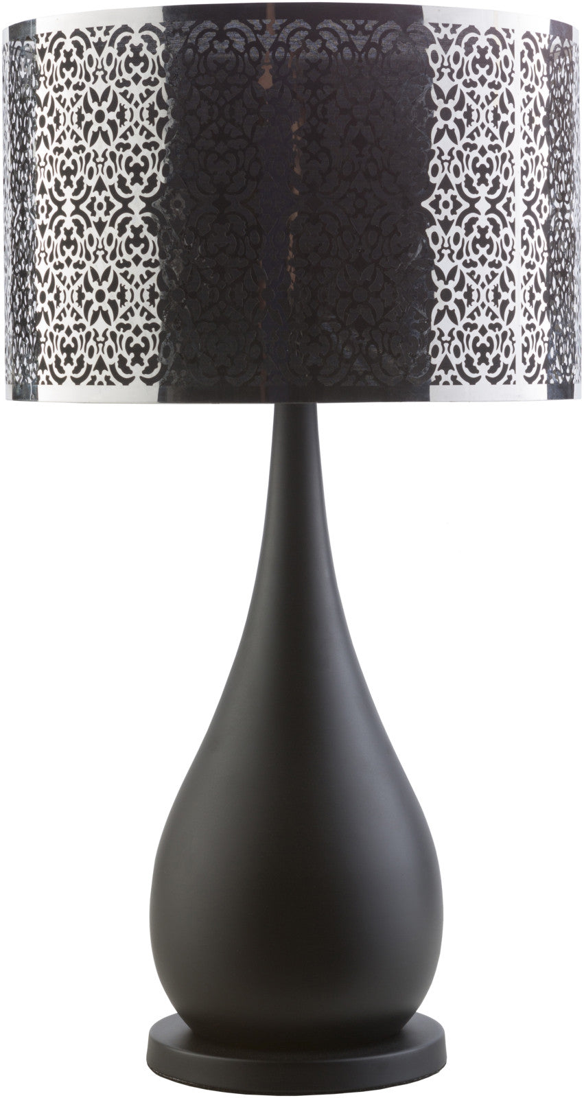 Surya Gwendolyn GWD-223 Silver Lamp Table Lamp