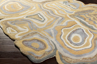 Surya Gypsy GYP-204 Gold Hand Tufted Area Rug 5x8 Corner
