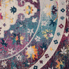 LR Resources Gypsy Floral Dream Sequence Multi Area Rug Detail Image