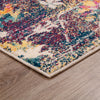 LR Resources Gypsy Floral Dream Sequence Multi Area Rug Corner Image