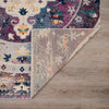 LR Resources Gypsy Floral Dream Sequence Multi Area Rug Backing Image