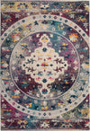 LR Resources Gypsy Floral Dream Sequence Multi Area Rug Lifestyle Image