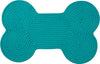 Colonial Mills Simply Home Solid H049 Turquoise Area Rug Free Form