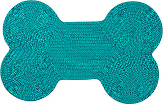 Colonial Mills Simply Home Solid H049 Turquoise Area Rug Free Form