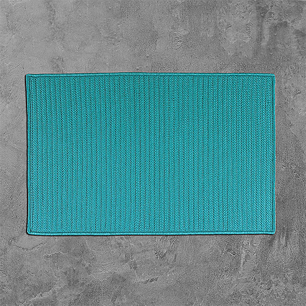 Colonial Mills Simply Home Solid H049 Turquoise Area Rug main image