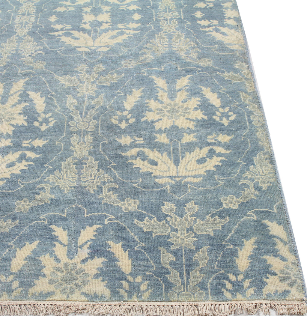 Bashian Heirloom H110-HR106 Light Blue Area Rug Alternate Shot Feature