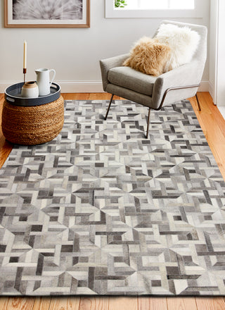 Bashian Santa Fe H112-H35 Grey Area Rug