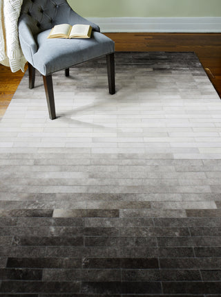 Bashian Santa Fe H112-H5 Grey Area Rug Room Scene Feature