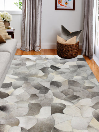 Bashian Santa Fe H112-H7 Grey Area Rug 