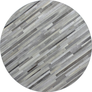 Bashian Santa Fe H112-RH16 Grey Area Rug Round