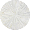 Bashian Santa Fe H112-H19 Ivory Area Rug Round