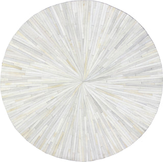 Bashian Santa Fe H112-H19 Ivory Area Rug Round