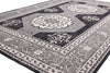 Bashian Heritage H114-Z051A Black Area Rug