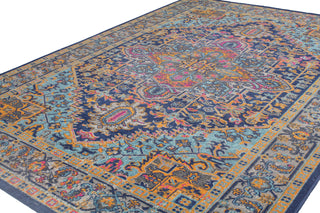 Bashian Heritage H114-Z034 Dark Blue Area Rug Alternate Shot