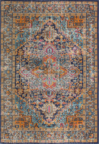 Bashian Heritage H114-Z034 Dark Blue Area Rug main image