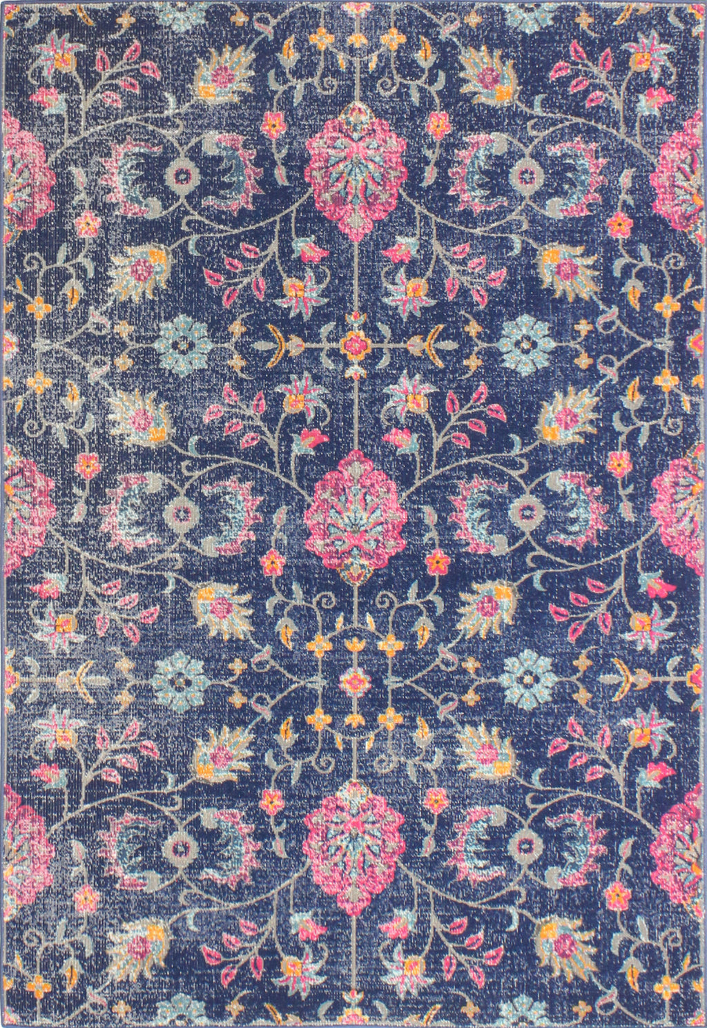 Bashian Heritage H114-Z035 Dark Blue Area Rug – Incredible Rugs and Decor