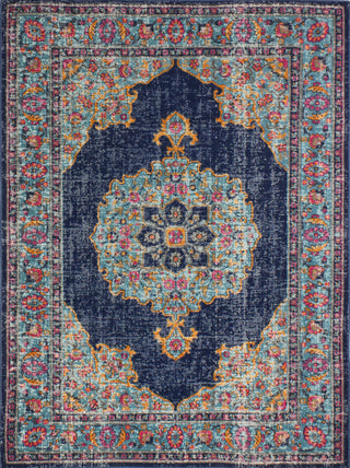 Bashian Heritage H114-Z040A Dark Blue Area Rug main image