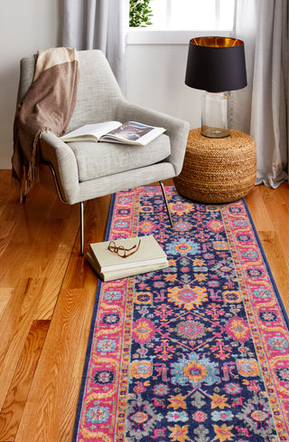 Bashian Heritage H114-Z055A Area Rug Runner Room Scene Feature