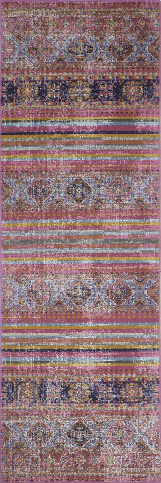 Bashian Heritage H114-Z041A Fuchsia Area Rug Runner