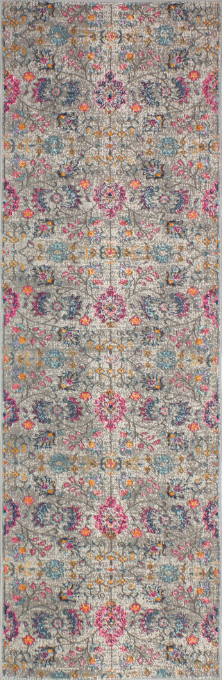 Bashian Heritage H114-Z035 Grey Area Rug Runner