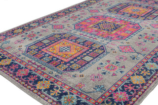 Bashian Heritage H114-Z042A Grey Area Rug Alternate Shot Feature